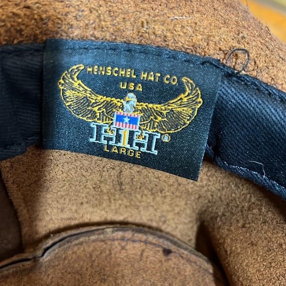 Leather Henschel Hat size large - Picture 7 of 16